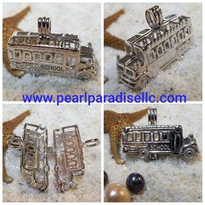 School Bus Cage Pendant